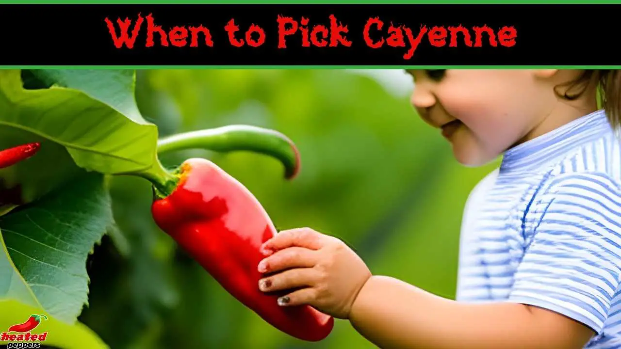When to Pick Cayenne Peppers